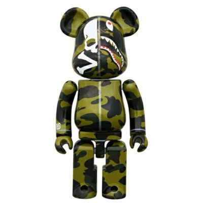 日本ベアブリックベープマスターマインド2カラー超合金BERBRICK VS MASTERMIND BAPE(R) GREENYELLOW