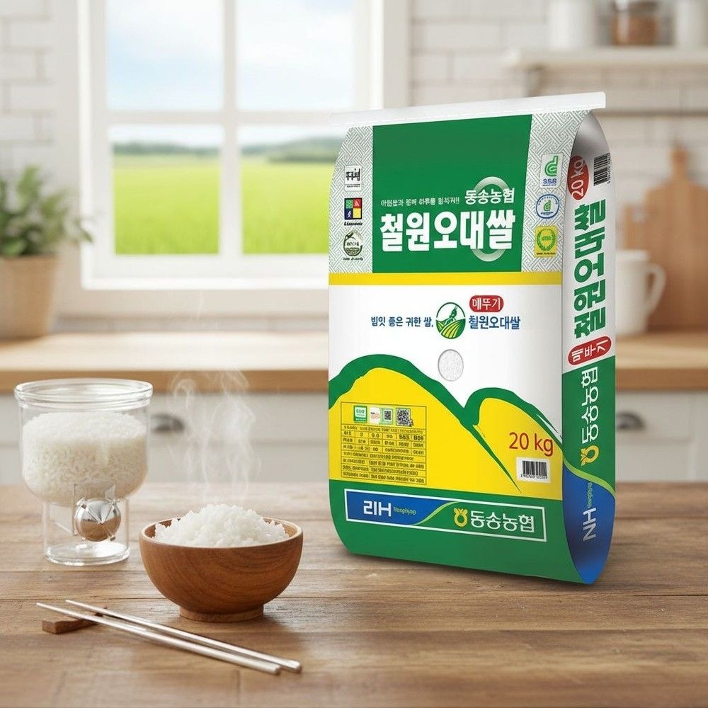 철원오대쌀 20kg 햅쌀 갓 지어먹는 밥맛