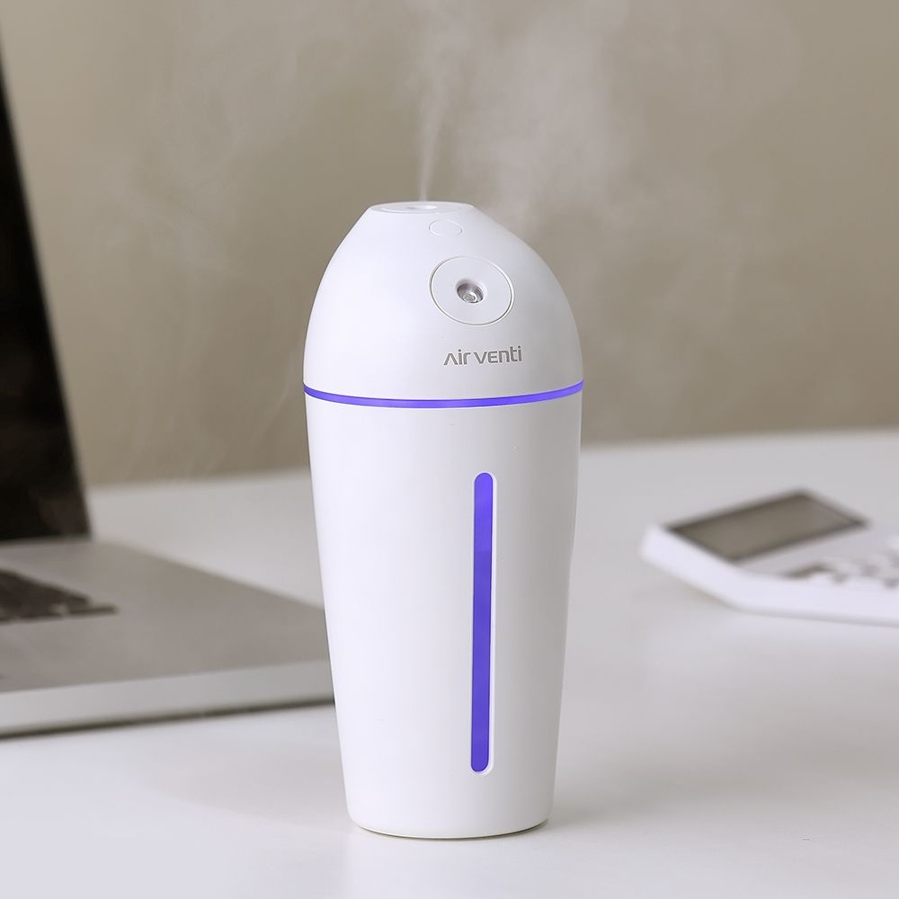 에어벤티 미니가습기 400ml(필터 2개입) 무선 초음파 가습기 C타입 충전