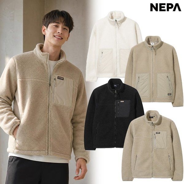 네파 [매장정품] 네파 남성여성 간절기 데일리 필수템 부클 플리스 뽀글이자켓 7L76160,7L86160