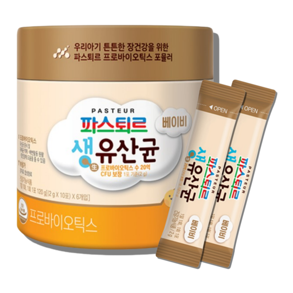 파스퇴르 베이비 생 유산균 2G 120포4개월분(10월20일발송합니다)