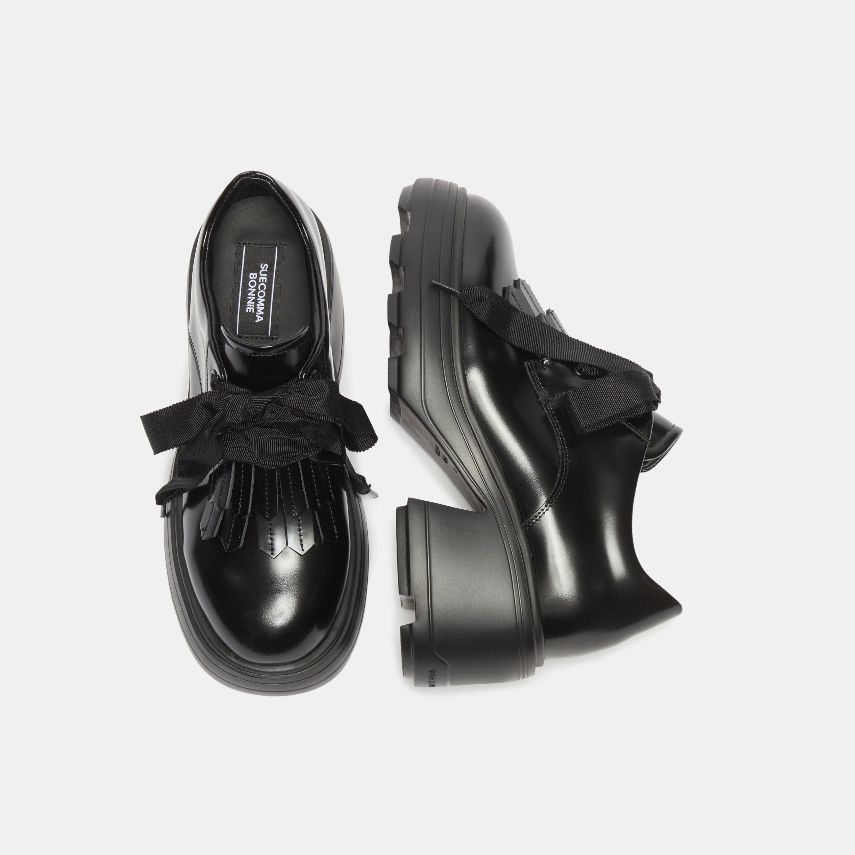 슈콤마보니 Britishoe fringe loafer(black) DQ1DA26502BLK