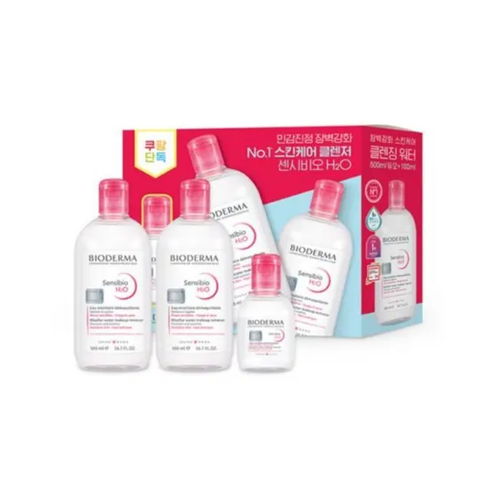 [삭제 667][센시비오] 바이오더마 센시비오 클렌징 H2O 500ml x 2p + 100ml 1세트 /sj