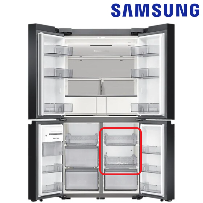 삼성 정품 삼성 냉장고 <b>RF85B9111AP</b> 냉동실 오른쪽 슬라이드 선반