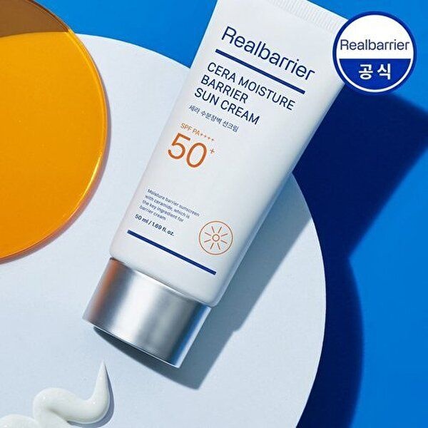 [리얼베리어]세라 수분장벽 선크림 SPF 50+ PA++++ 50ml_NE(+랜덤견본 2매)