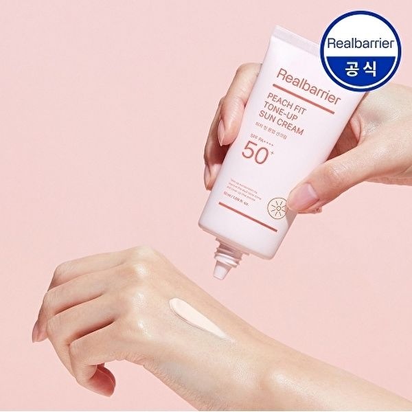 [리얼베리어]피치 핏 톤업 선크림 SPF 50+ PA++++ 50ml