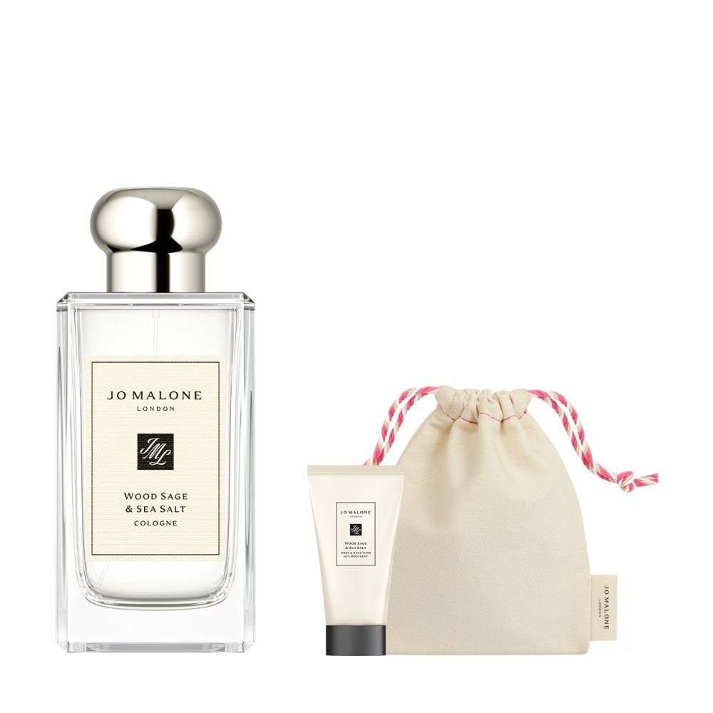조 말론 런던 [단독] 우드 세이지 앤 씨 솔트 코롱 100ml (+바디워시 30ml, 스트링 파우치)