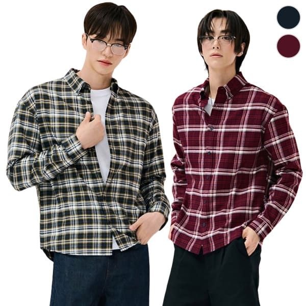 (현대Hmall) (체이스컬트) HERITAGE 플란넬 체크 SHIRT/2Color
