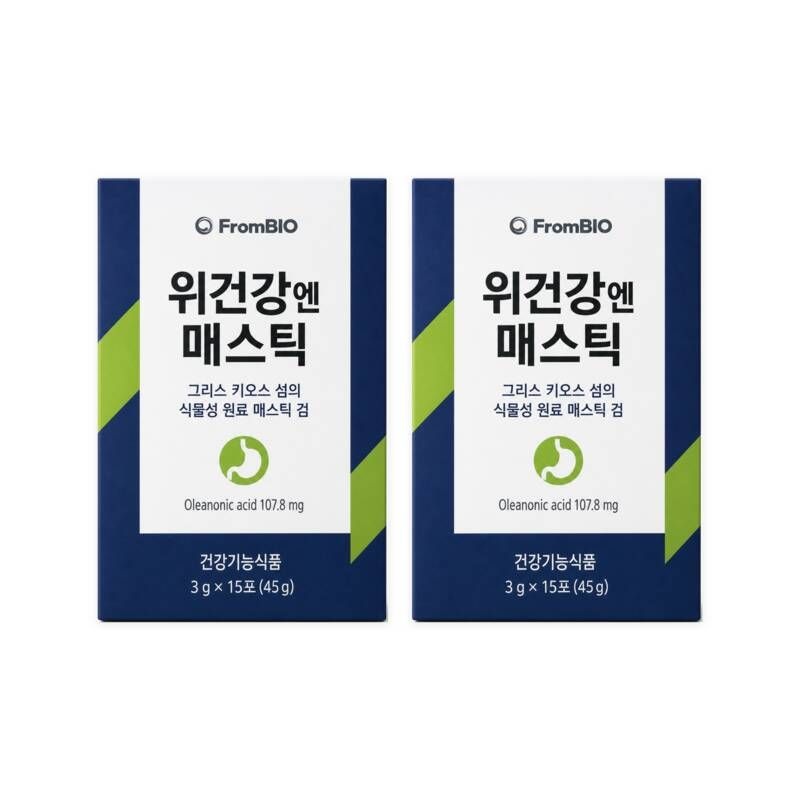 프롬바이오 위건강엔 매스틱 3g 15포 2박스 총 30포