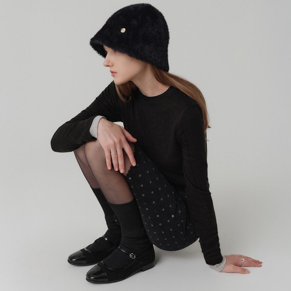 [룩캐스트]루시 퍼 버킷 햇 / LUCY FUR BUCKET HAT_2colors