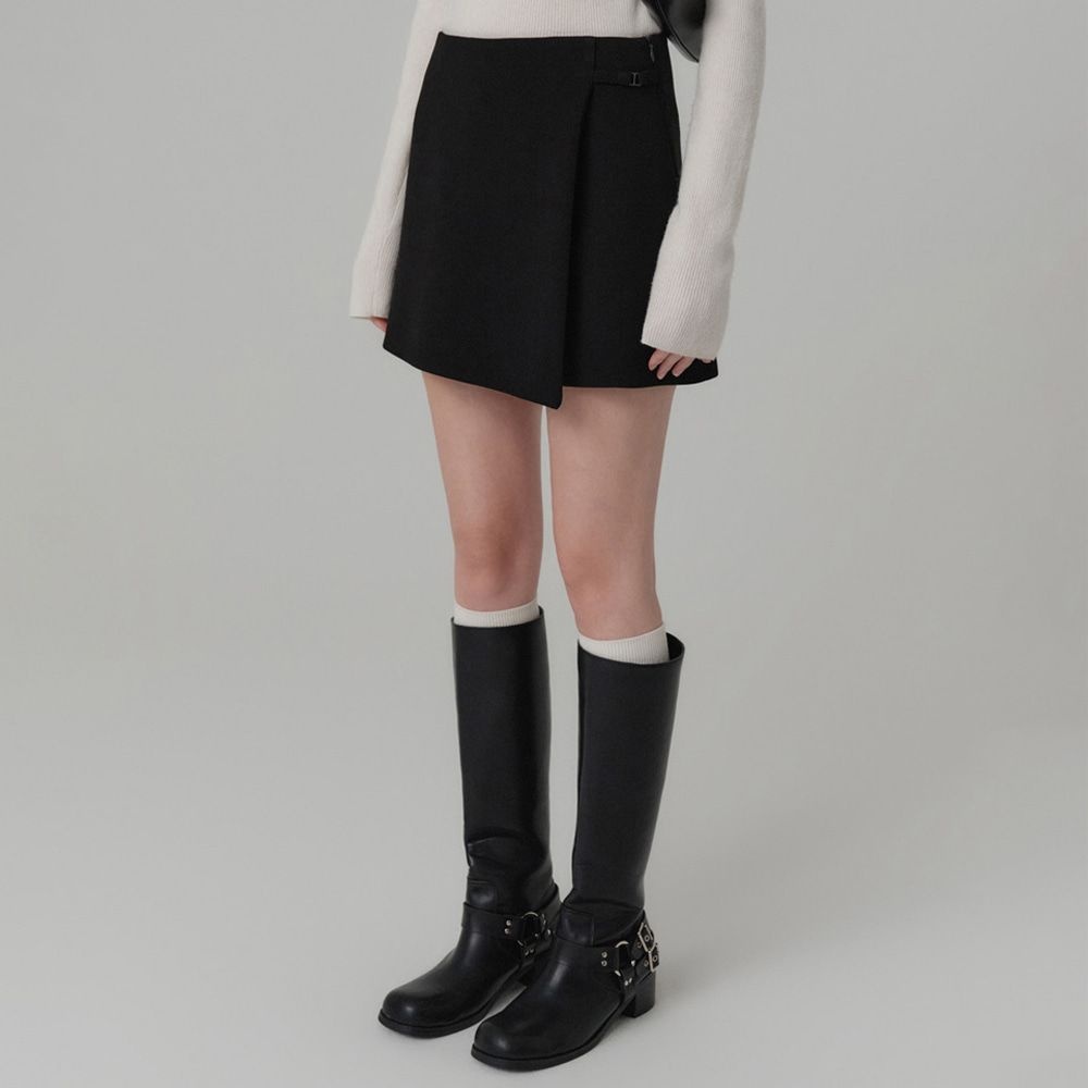 [룩캐스트]오웬 랩 스커트 팬츠 / OWEN WRAP SKIRT PANTS_2colors
