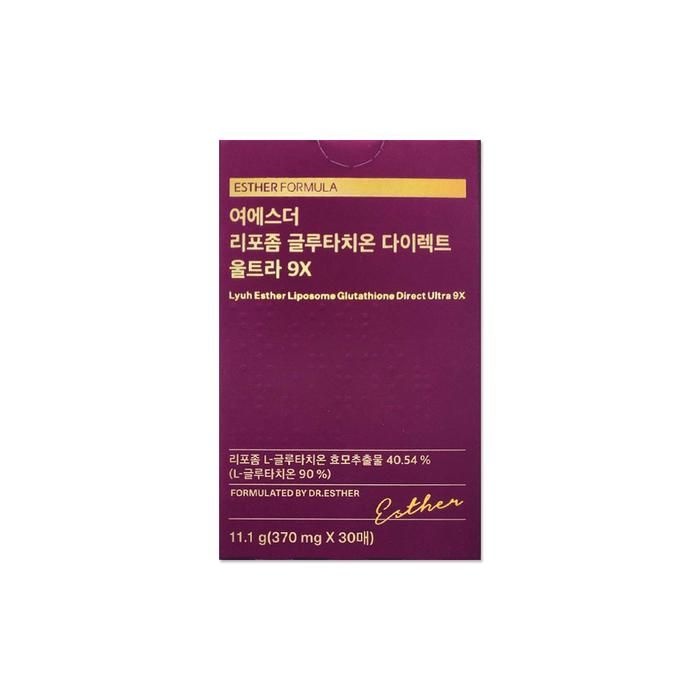 에스더포뮬러 여에스더 리포좀 글루타치온 울트라 9X 370mg 30매/mjc