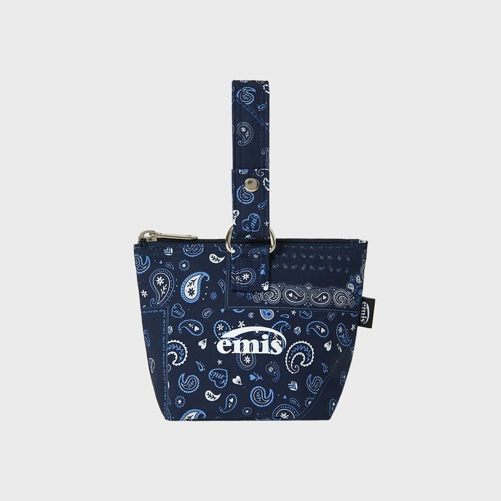 이미스 PAISLEY MINI POUCH-NAVY