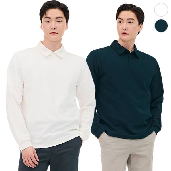 (현대Hmall) [체이스컬트] (MAN) collar 긴팔 T-SHIRT/2Color