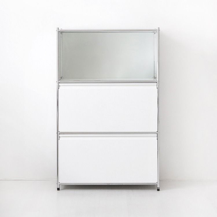 심플리 3단 수납장 SG473 화이트 7511.3736