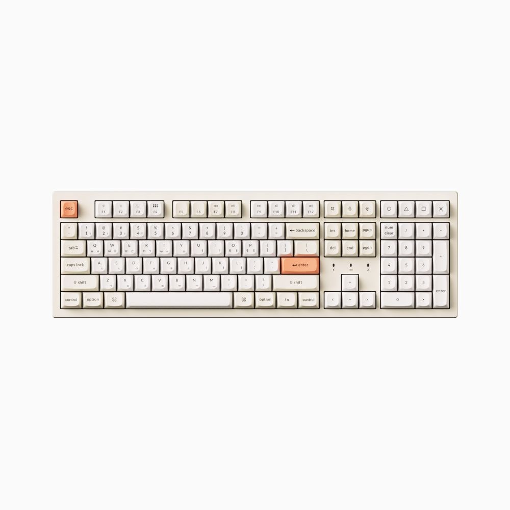 키크론 K10 PRO SE2 ZMK 레트로 파스텔 유무선 라이트 저소음바나나축 풀배열 사무실 기계식 키보드