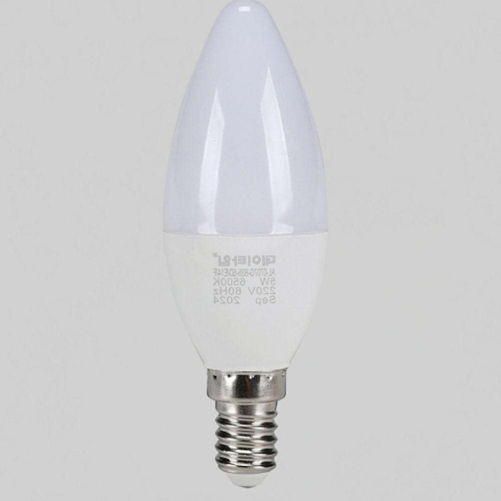 촛대구 LED 5W E14 불투명 주광색 장식조명 촛대램프 장식전구