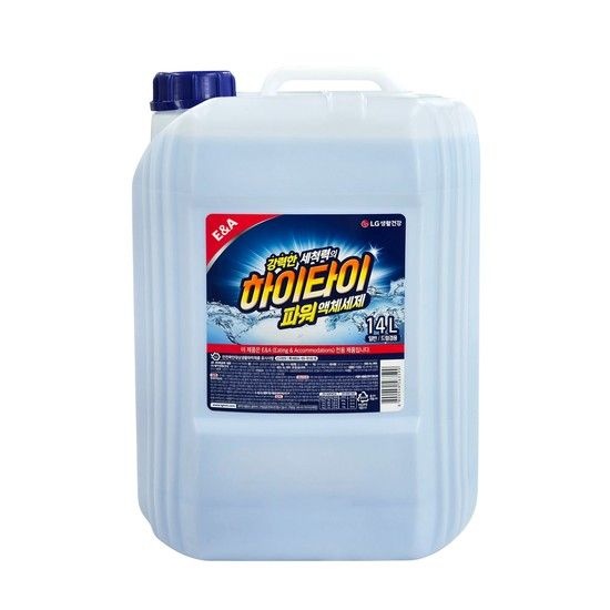 엘지 하이타이 파워 액체 세탁세제 일반/드럼겸용 14L