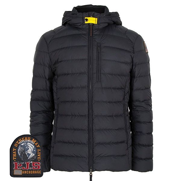 파라점퍼스 26FW 블랙 라스트미닛 후드 덕 다운 자켓 PMPUSL02 0541