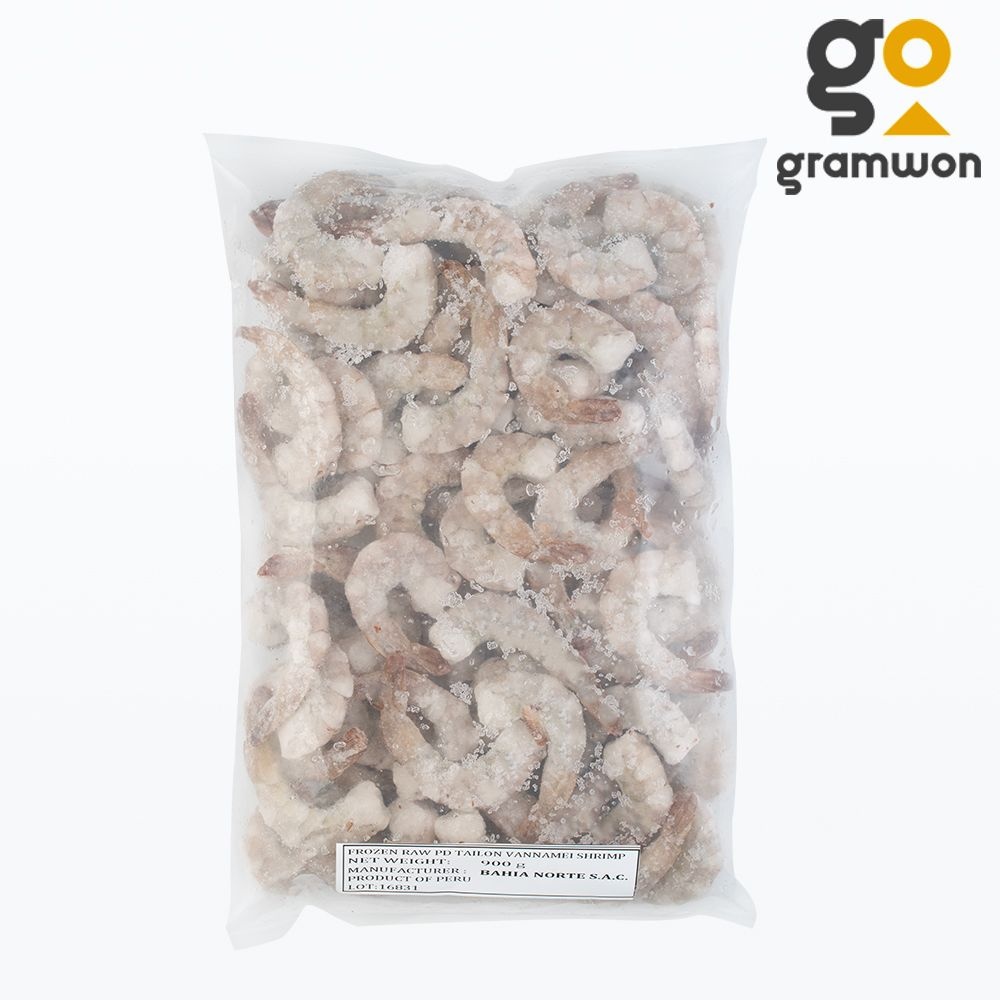 그램원 [행사] 손질 칵테일새우 특대(60~80마리) 31/40 1kg (해동후900g) 홈파티 감바스 쉬림프