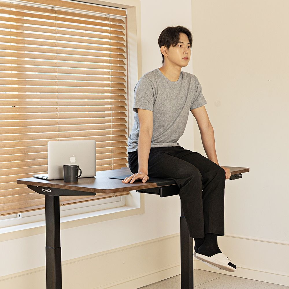 <b>롱코</b> <b>롱코</b> <b>모션</b><b>데스크</b> 듀얼모터 높이조절 책상 스탠딩 전동책상 듀얼플러스 C형 2STEP 1200