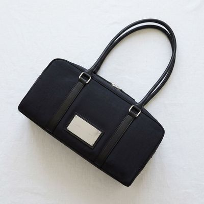 マムキム SPORTY TOTE BAG IN BLACK MK2600BG016VBB