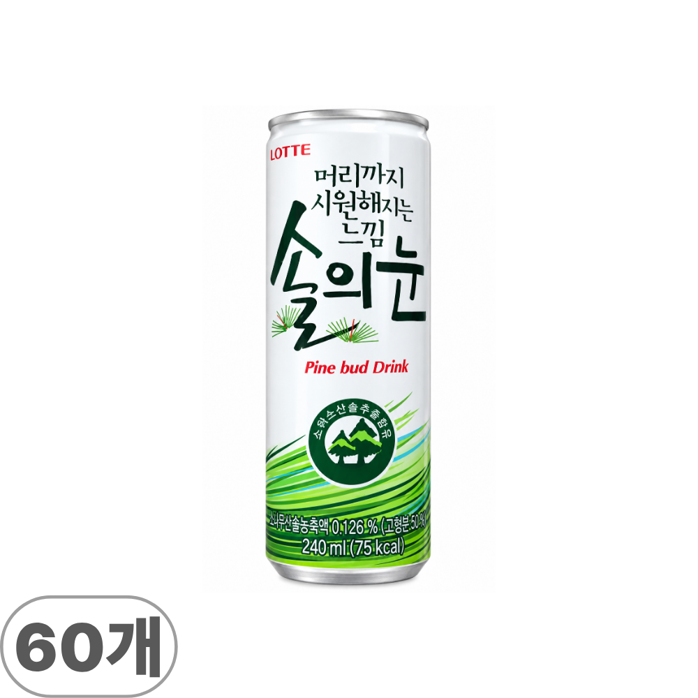 롯데 솔의눈 240ml x 60개
