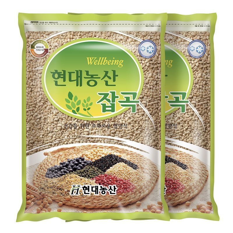 현대농산 2026년 햇곡 국산 늘보리 4kg (2kgx2봉) 겉보리 꽁보리밥