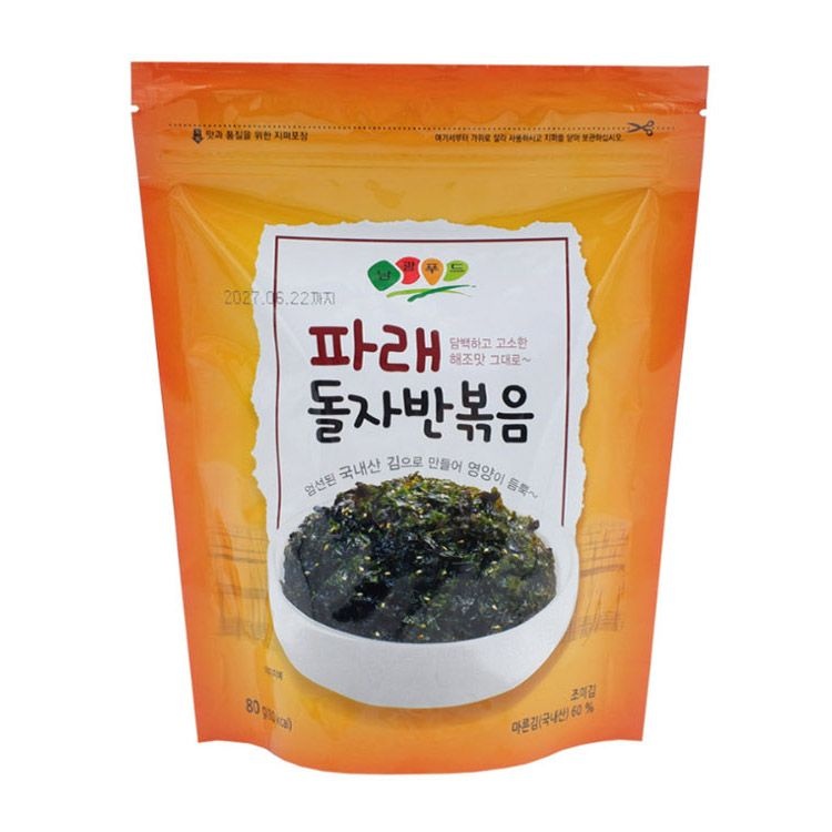 오물오물 파래돌김 돌자반볶음 80g 김자반 주먹밥 반찬용 남광식품
