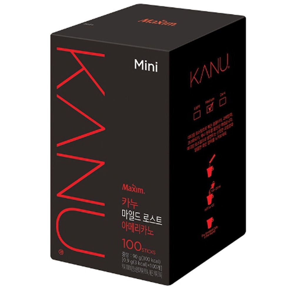 동서식품 카누 미니 마일드 로스트 아메리카노 100T (90g)