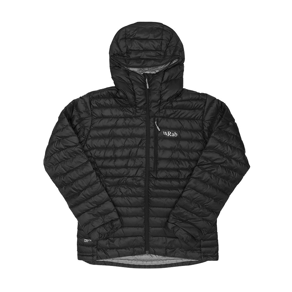 랩 RAB QDB-12 BLACK 마이크로라이트 알파인 경량 남성 패딩