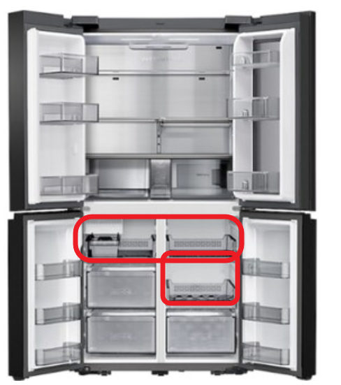 삼성 정품 삼성 냉장고 <b>RF85A92M1AP</b> 냉동실 슬라이드 선반