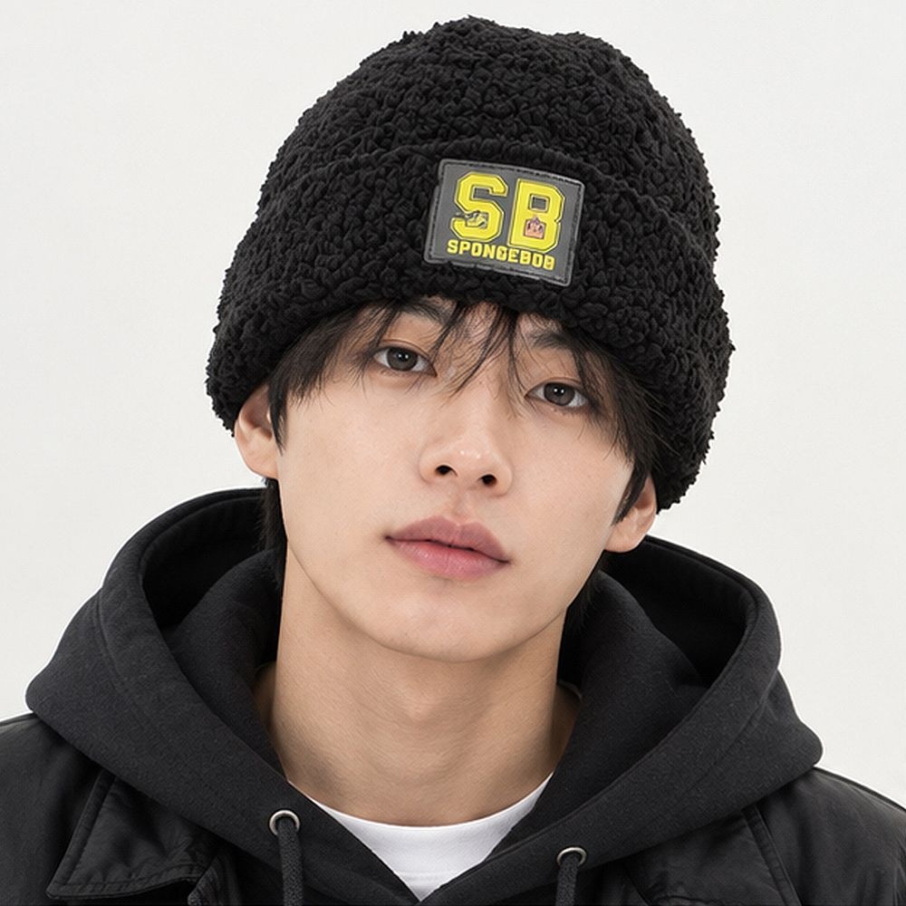 푸마 PUMA 스폰지밥 비니 모자 블랙 024800-01