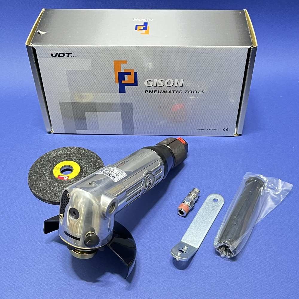 UDT기손 에어앵글그라인더 100mm GP-832S 6030137 슬리브형 핸들 전방배기형 11,000RPM