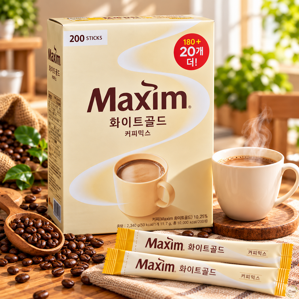 맥심 화이트골드 200T X 2개 (400개입)