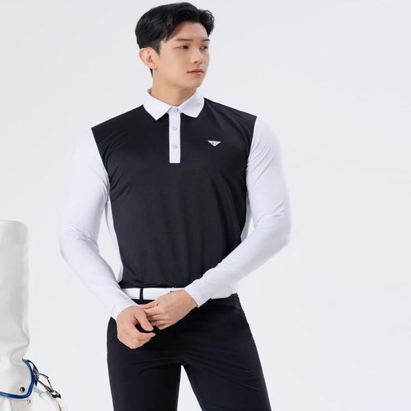리빌모아 남자 메쉬긴팔티셔츠 골프웨어 골프 골프의류 골프긴팔티 티셔츠DJ-KAAG-SDBS2LB5100M-블랙-R
