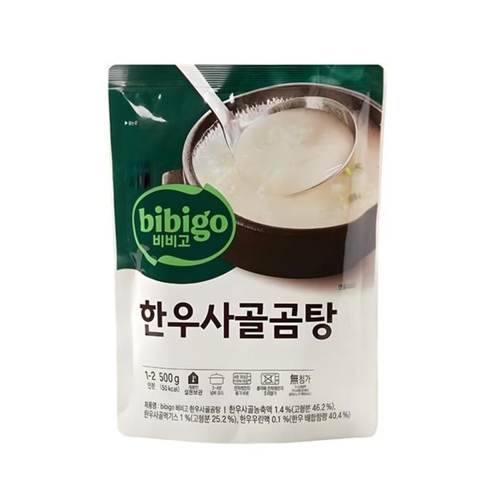 CJ 비비고 한우 사골곰탕  500G x 18개입 육수