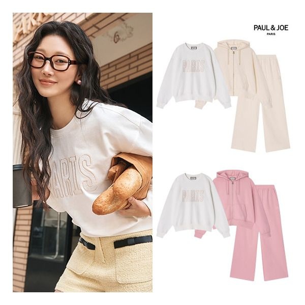 [폴앤조] [런칭가 99,000원] 에센셜 셋업 3종 SET(맨투맨+집업+팬츠)