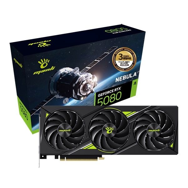 만리 지포스 RTX 5080 Nebula D7 16GB 인텍앤컴퍼니