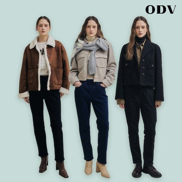 오디브 [하프클럽]25FW ODV 라이크라 기모 데님 3종