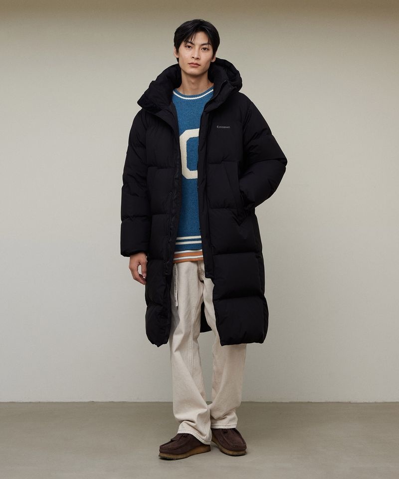 COVERNAT 24FW RDS 씨빅 롱 다운 블랙