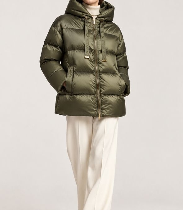 막스마라 26fw 네리네 패딩 064 다크 카키 컬러 2629486135600 064