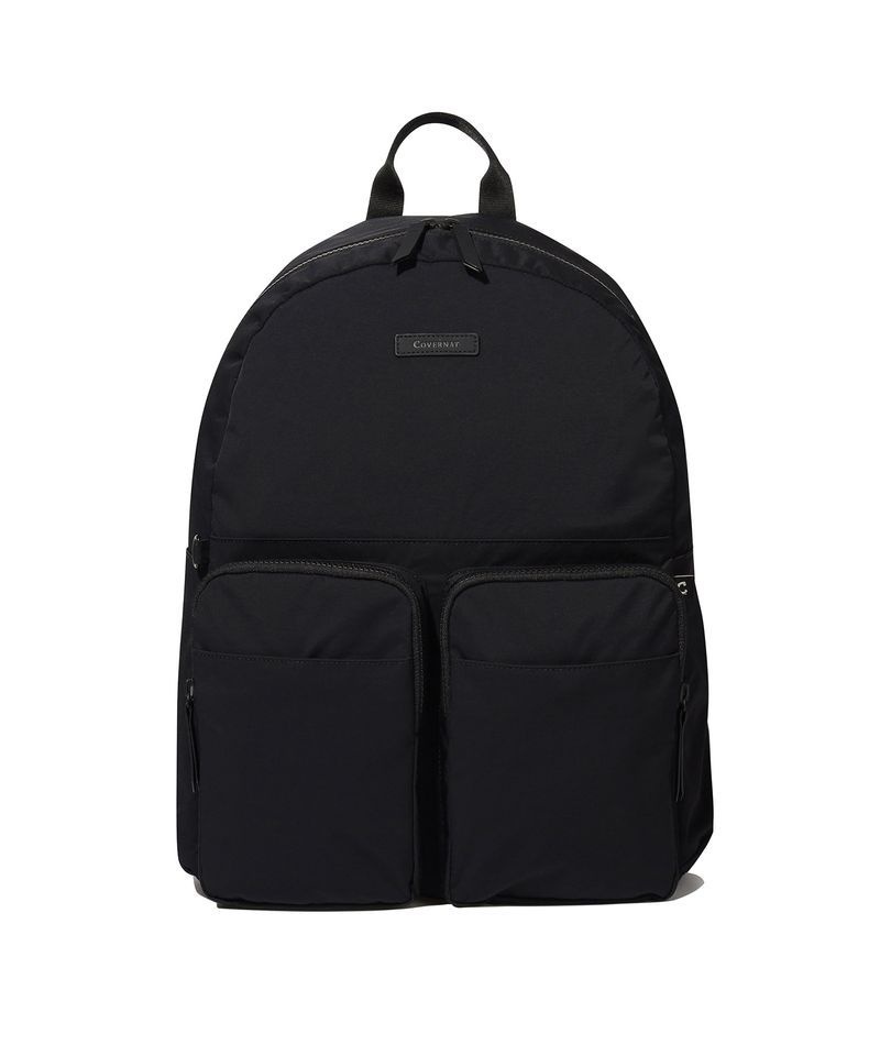 커버낫 COVERNAT 투 포켓 데일리 백팩 Black CO2507BP03BK 440888