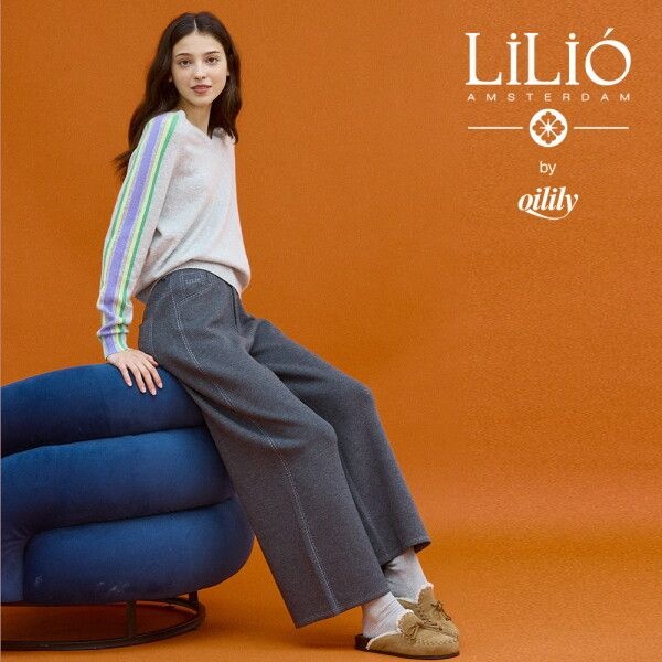 [릴리오] by 오일릴리 프리오더 26FW 울 블렌디드 니트 데님 팬츠