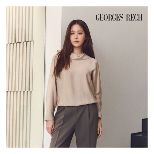 [조르쥬 레쉬] (런칭가 79,000원) (26FW) 울 블렌드 스카프 블라우스 3종