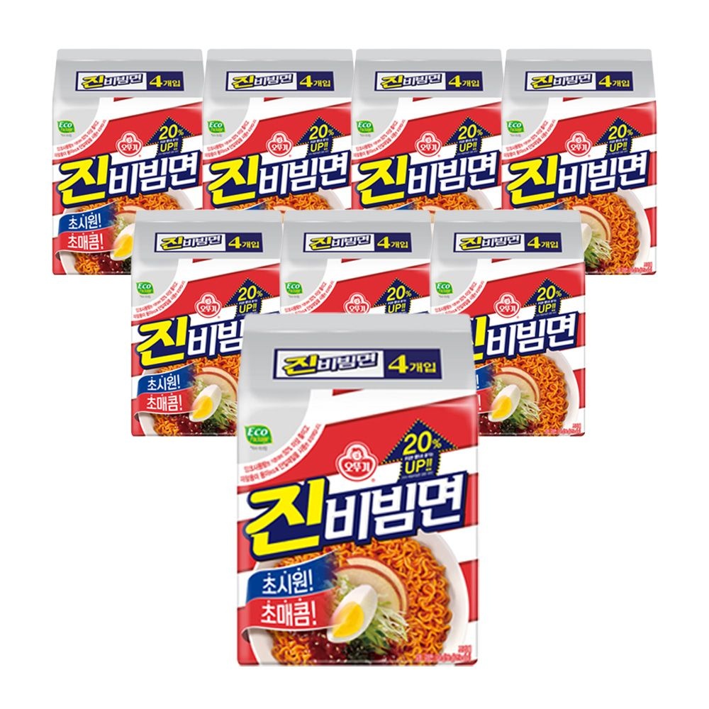 오뚜기 오뚜기 <b>진</b><b>비빔</b><b>면</b> 156g, 32개