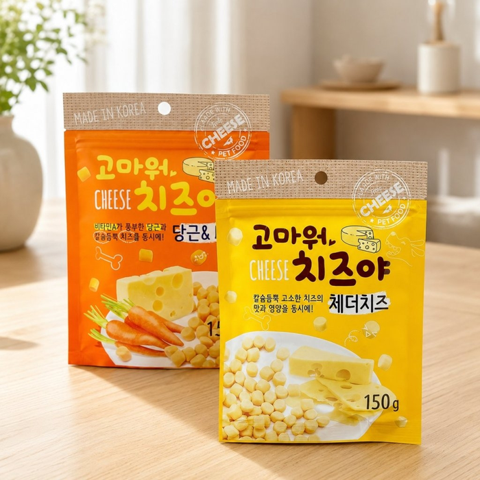 고마워 치즈야 치즈볼 애견 간식 150g x 10봉 코스트코 마켓송지