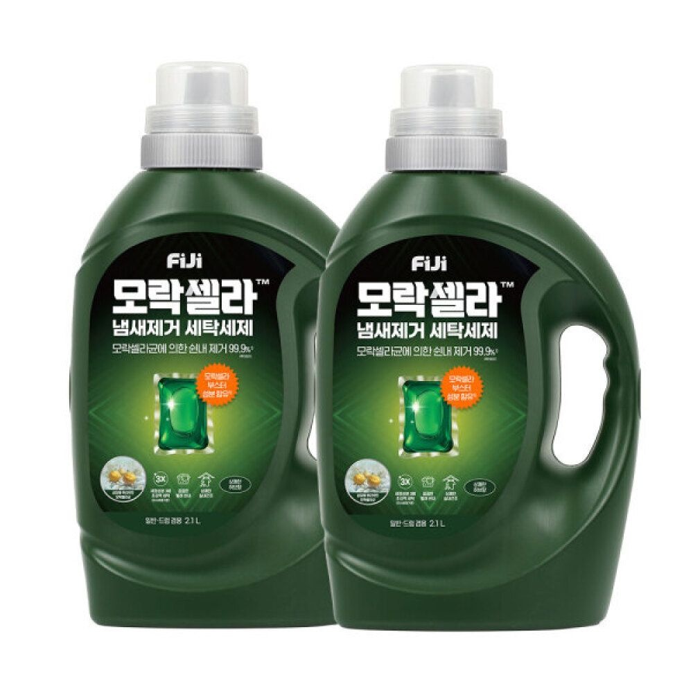피지 허브향 액체세제 용기 모락셀라 2.1L 2개