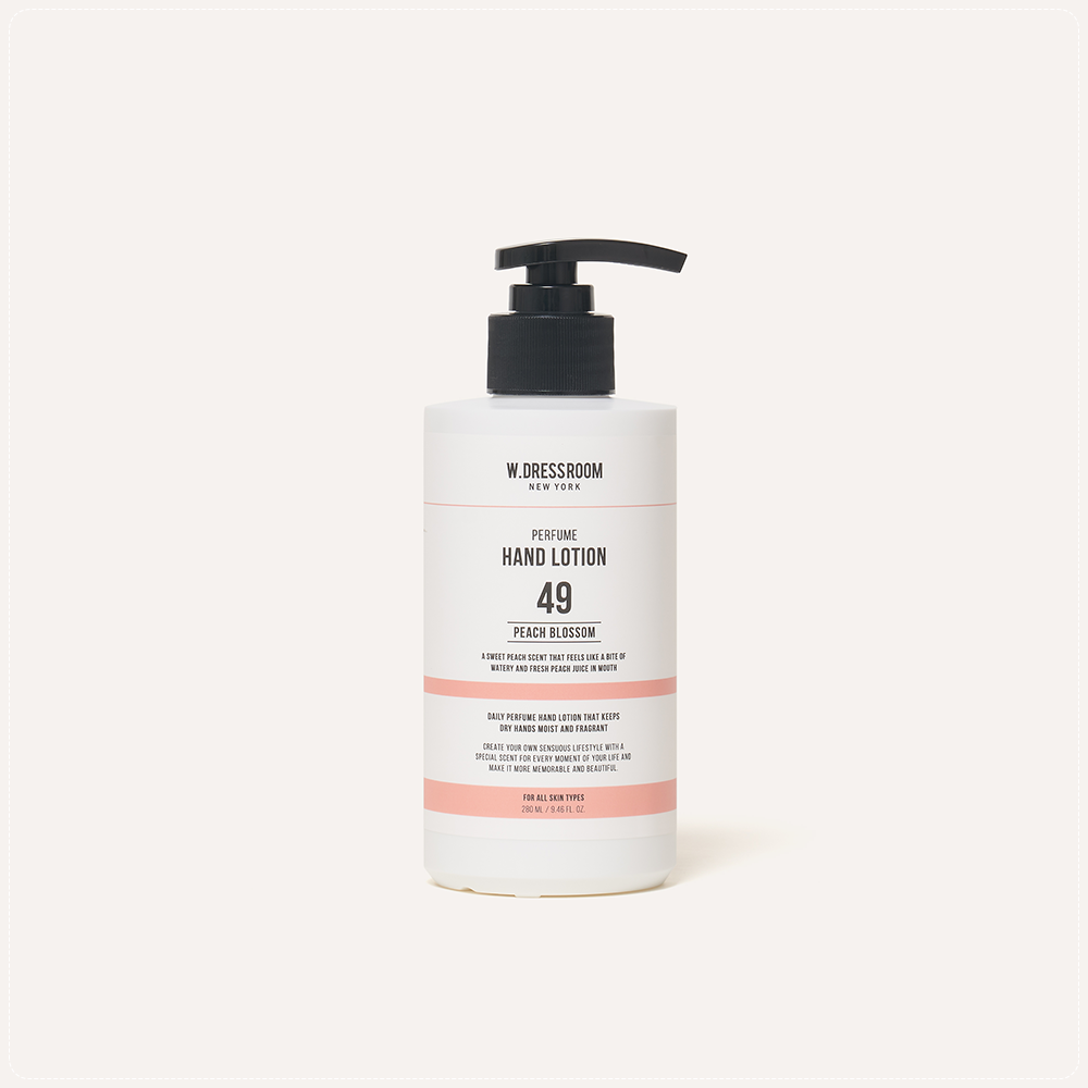 더블유드레스룸 대용량 퍼퓸 핸드로션 No.49 피치블러썸 280ml