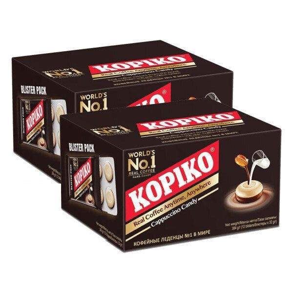 마요라 코피코 카푸치노맛캔디 블리스터 32g X 24개 잠깨는 사탕